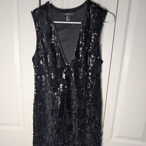 NWT Black Sequin Dress Forever 21